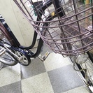 その他 [1889]中古自転車　リサイクル自転車　シティサイクル　27インチ　外装6段変速　LEDオートライト　ローラーブレーキ　ブルー×ブラウン