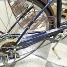 その他 [1889]中古自転車　リサイクル自転車　シティサイクル　27インチ　外装6段変速　LEDオートライト　ローラーブレーキ　ブルー×ブラウン