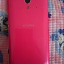 Xperia sol22 ピンク au スマホ