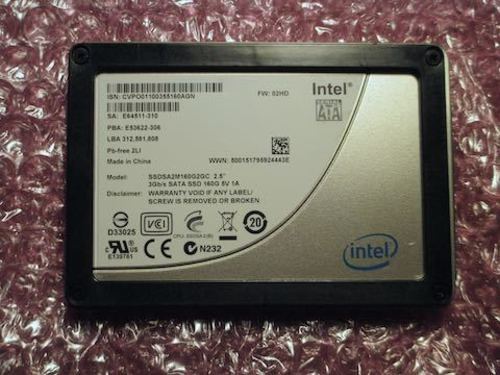 【終了】intel SSD 160GB
