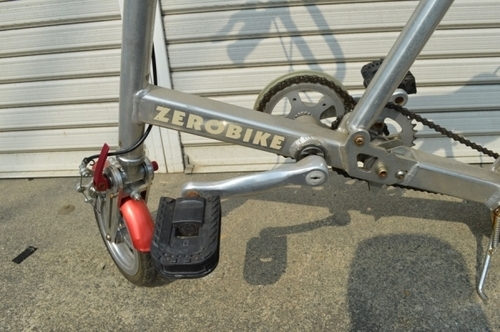 Zero bike ゼロバイク 折りたたみ 小型自転車 シルバー レッド ZEROBIKEのご案内です Zero bike ゼロバイク 折りたたみ 小型自転車