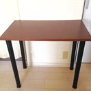 【交渉成立】無料★IKEAテーブル 49×81×高さ71 色ブラウン