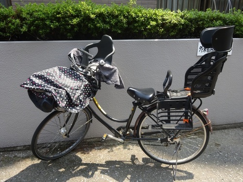 子供乗せ自転車  前後乗せ