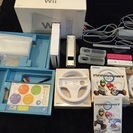 wii！ほぼ新品。マリオカート付き。