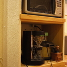 キッチン家電収納（高さ112cm、幅58cm、奥行き44cm）如...