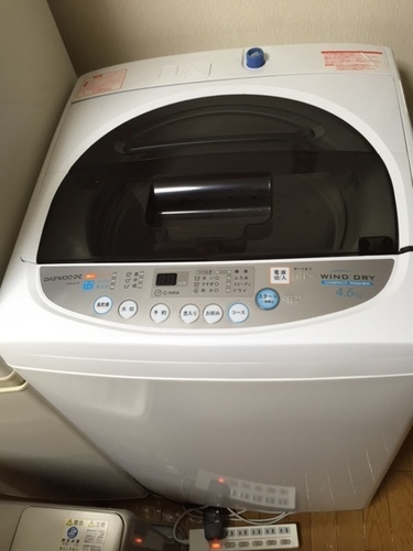 【交渉中】DAEWOO 全自動洗濯機 DWA-SL46 風乾燥付 2012年4月29日購入
