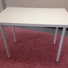IKEA 60x100cm 白いテーブル