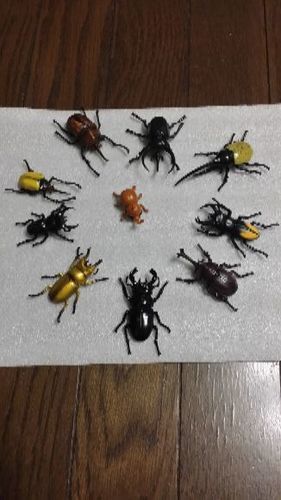 ありがとうございました]昆虫(ムシキング)のフィギュア 10個セット