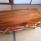 木製 重厚 ローテーブル