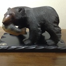 北海道木彫り熊の置物