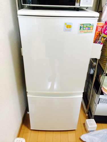 2ドア冷蔵庫:2012年製