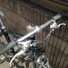 【販売済】【229】ジャイアント製クロスバイク フロントサス 3×8段ギヤ 700×28C【17500円】