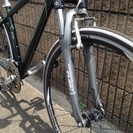 【販売済】【229】ジャイアント製クロスバイク フロントサス 3×8段ギヤ 700×28C【17500円】