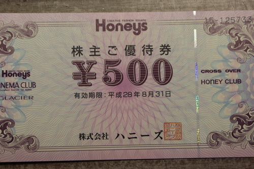 ハニーズ株主優待券(3000円分) www.inversionesczhn.com