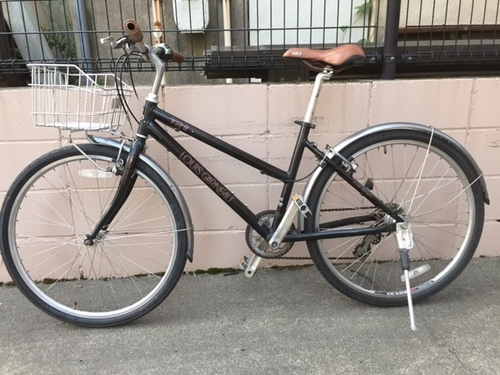 値下げしました！！26インチ　クロスバイク　黒　ルイガノ　LOUIS　GARNEAU　LGS-TRⅡ　鹿児島市より