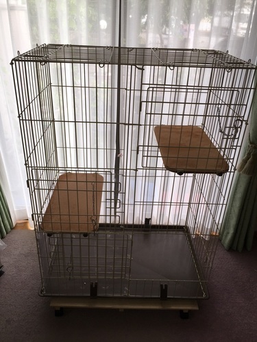 中古　猫用ゲージ　マルカン　キャットフレンドルーム