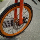 希少ディスクブレーキのタウンサイクル