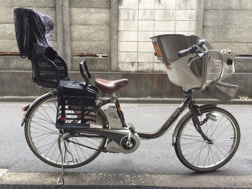値下げ！Panasonic電動アシスト自転車3人乗り