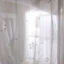 中古　花柄　レースカーテン（100×180　2枚）
