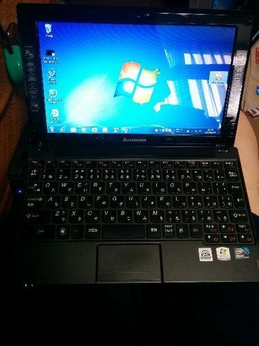 完売御礼、藤沢市。lenovo ideapad S10-3  黒　美品　LED液晶　Windows7