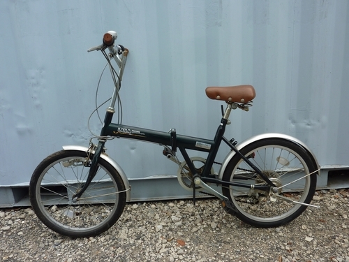 中古折りたたみ自転車　20ｉｎ　緑色