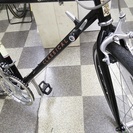 [2040]クラシカルクロスバイク　700×28C　2×7段変速　ブラック　状態良好