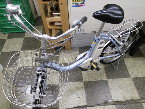 電動自転車 YAMAHA PAS Li-ion シルバー47☆