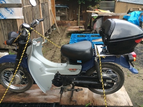 バーディ50 セル付4サイクル リアタンクBOX付