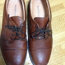 ボストニアンの茶色い靴 サイズ9.5