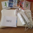 Wii本体 +ヌンチャク2つ+Wii Fit+ソフト6個