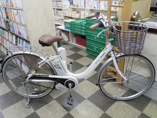[2017]パナソニック　vivi Light U　電動アシスト自転車　2013年モデル　26インチ　リチウムイオン5.0Ah　内装3段変速　アルミフレーム　BAA自転車安全基準適合　ホワイト