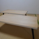 洋裁、和裁用　折り畳みテーブル　作業台　（座卓）２台