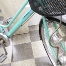 [1891]中古自転車　リサイクル自転車　シティサイクル　27インチ　シングル　2LEDオートライト　ライトグリーン