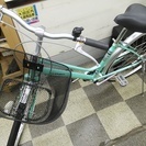 [1891]中古自転車　リサイクル自転車　シティサイクル　27インチ　シングル　2LEDオートライト　ライトグリーン