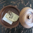 ◆木製菓子器◆菓子皿・菓子入れ・新品未使用・天然木3点セット