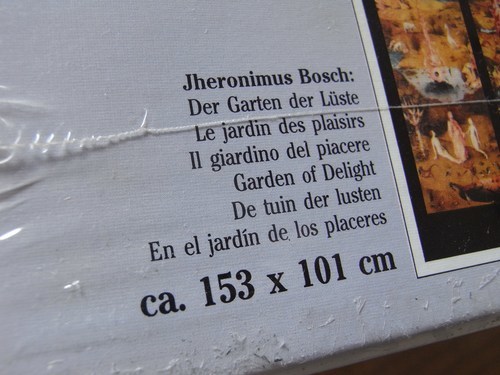 値下げしました 未開封ジグソーパズル5000ピースヒエロニムス ボスのthe Garden Of Earthly Delights送料込み Bibo 横浜のパズルの中古あげます 譲ります ジモティーで不用品の処分