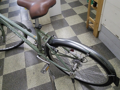 送料込 ルイガノ LGS-TR2 クロスバイク アルミ グリーン リベンデル