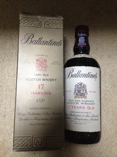 バランタイン 17年 古酒です。