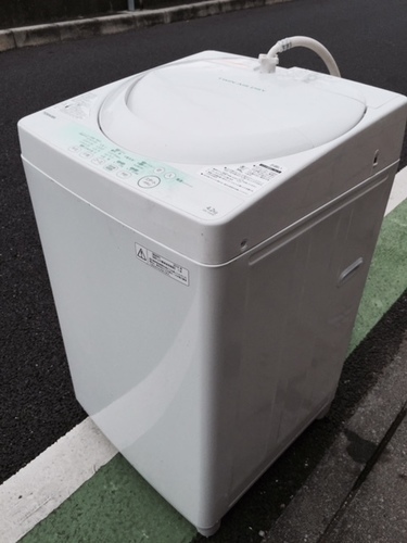 （お買い上げありがとうございました） 2014年製、TOSHIBA　風乾燥付き４.２㎏の洗濯機