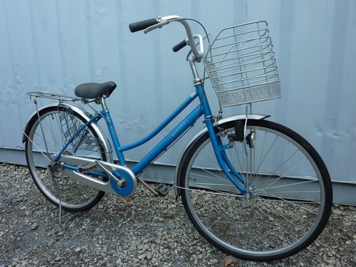２６インチ　中古自転車(水色)