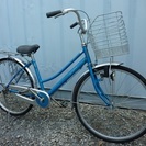 ２６インチ　中古自転車(水色)　