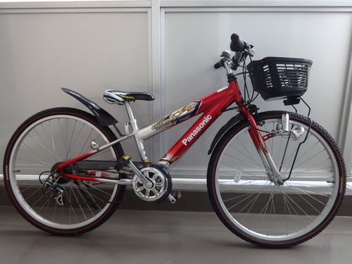 Panasonic 子供用 26インチ 6段変速付き自転車(ヘルメット付けます)