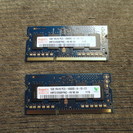 メモリー PC3-10600 DDR3 204pin　1GB2枚組