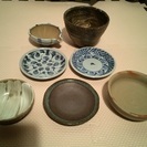 （終了）陶器 茶碗や小皿  7点