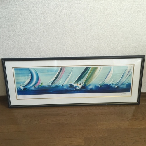 スポーツ絵画の巨匠 ヴィクトール スパン作 ジャパンカップ さくらい 練馬高野台のインテリア雑貨 小物 置物 オブジェ の中古あげます 譲ります ジモティーで不用品の処分