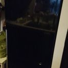 スリム冷蔵庫　黒