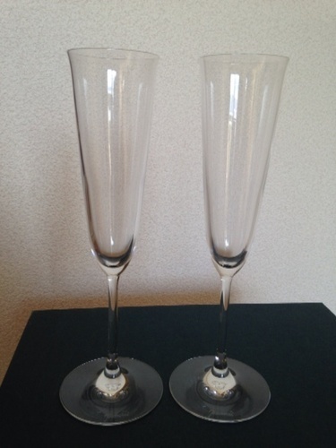 本物保証! バカラ シャンパングラス(未使用、箱なし) コップ、グラス