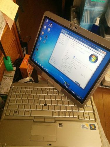 完売御礼。横浜市南区　プレゼン用　hp 2730P  Core2Duo  2GB/160GB 12.1インチLEDタッチパネル　officeプロプラスあり。絶品