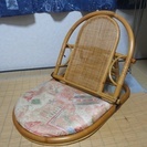 ☆折畳 2段階 コンパクト収納 座椅子 チェアー UESD