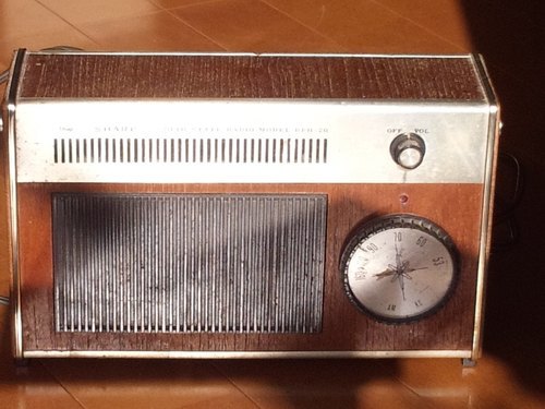 昭和　戦後のラジオ　SHARP SOLID STATE RADIO MODEL BPH-20